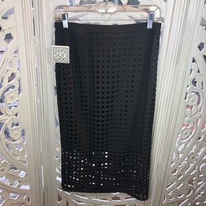 Clara Sunwoo black pencil skirt